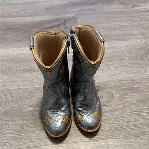 Silver Star Embellished Boots